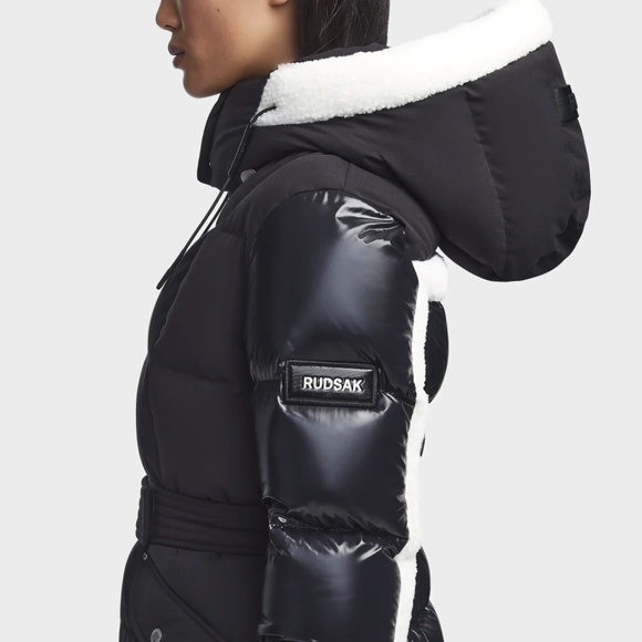 Rudsak black coat in size medium - Picture 4 of 4